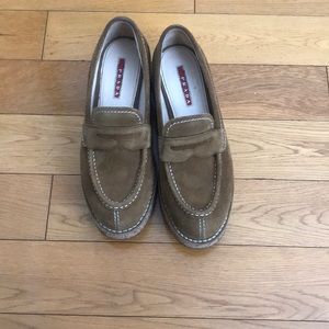Prada platform shoes